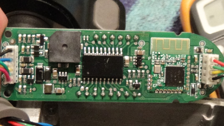 dashboard PCB back view